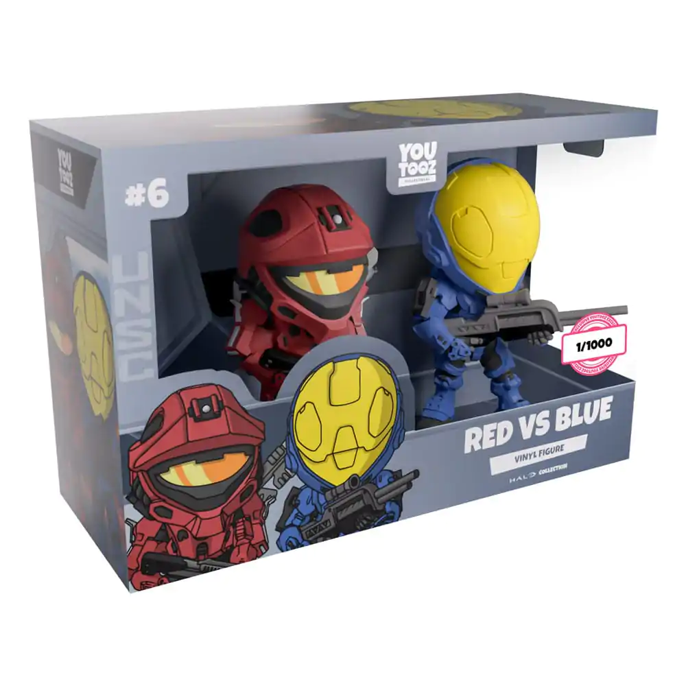 Halo Vinyl Figuren 2er-Pack Red vs Blue 11 cm Produktfoto