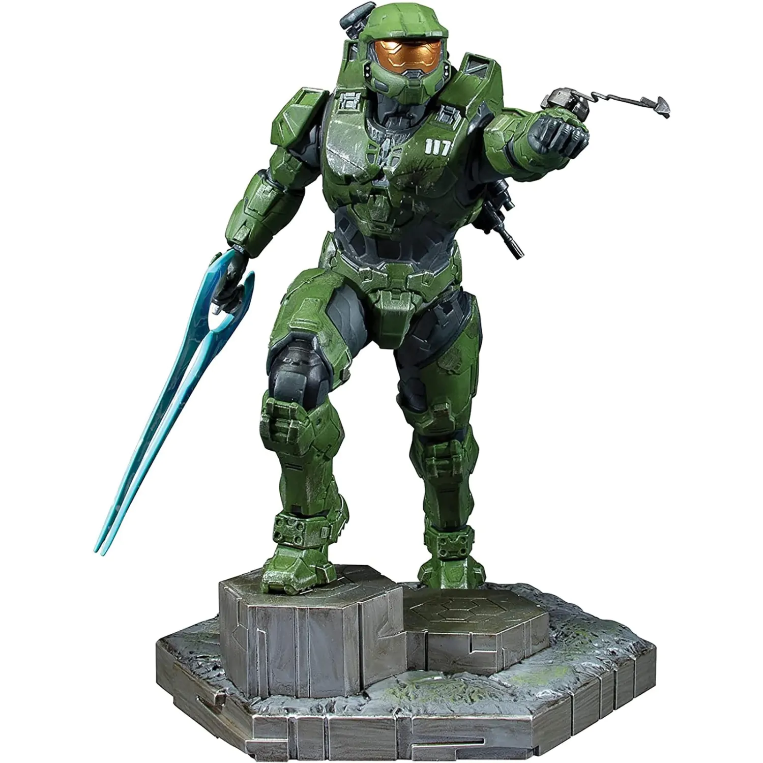 Halo Infinite PVC Statue Master Chief & Grappleshot 26 cm Produktfoto