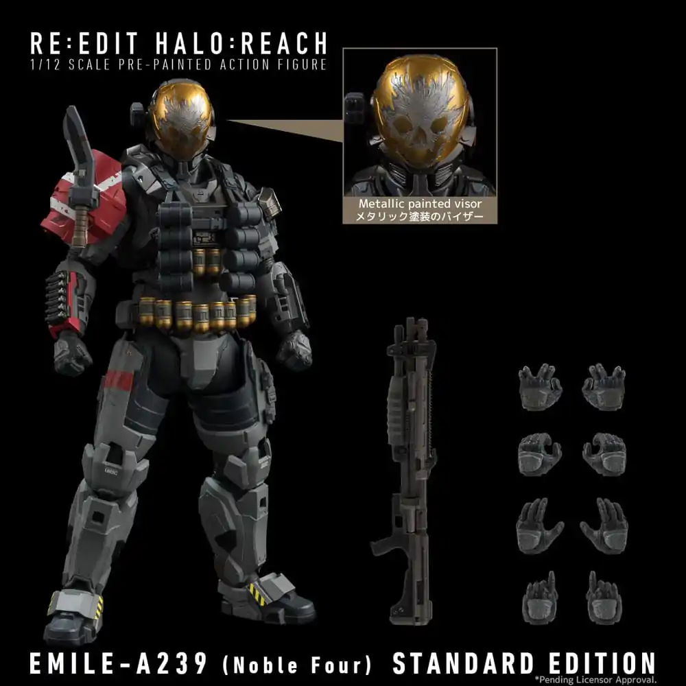 Halo: Reach Actionfigur 1/12 Emile-A239 (Noble Four) 18 cm termékfotó