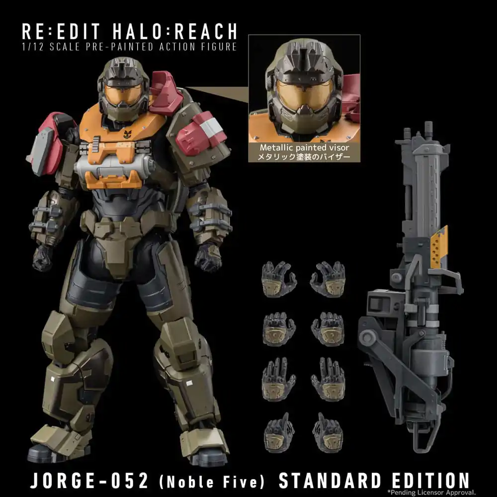 Halo: Reach Actionfigur 1/12 Jorge-052 (Noble Four) 19 cm termékfotó