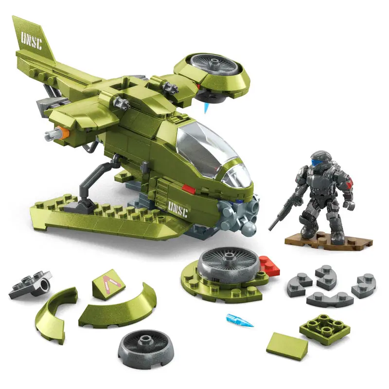 Halo Unsc Hornet Recon Mega Construx Baukasten 290St Produktfoto