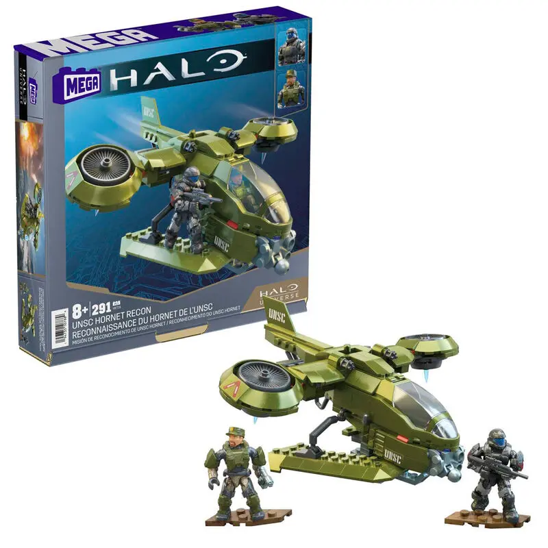 Halo Unsc Hornet Recon Mega Construx Baukasten 290St Produktfoto