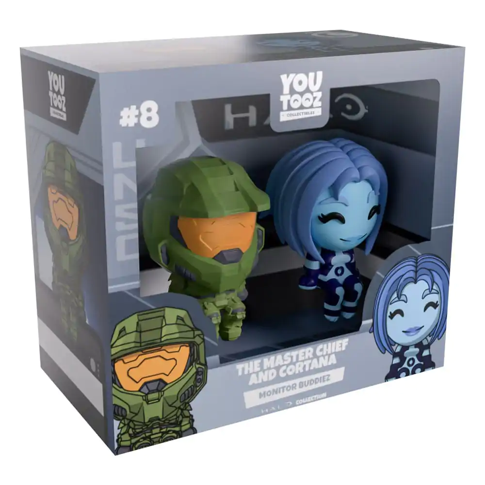 Halo Vinyl Figuren The Master Chief & Cortana Monitor Buddiez Produktfoto