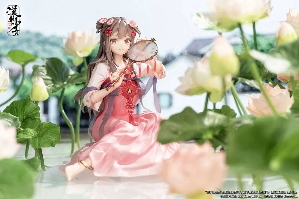 Hanfu Girls Statue 1/7 Lotus Reflection 14 cm termékfotó