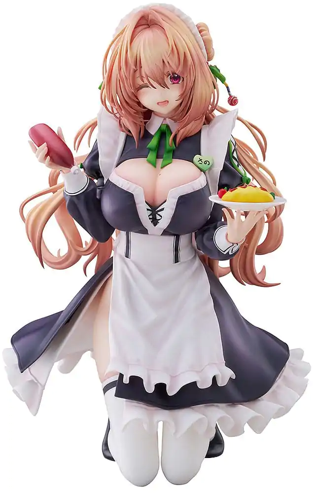 Hanikami Kanojo PVC Statue 1/6 Maid Maison Hanikami Kanojo Sano Hiiragi 20 Zentimeter Produktfoto