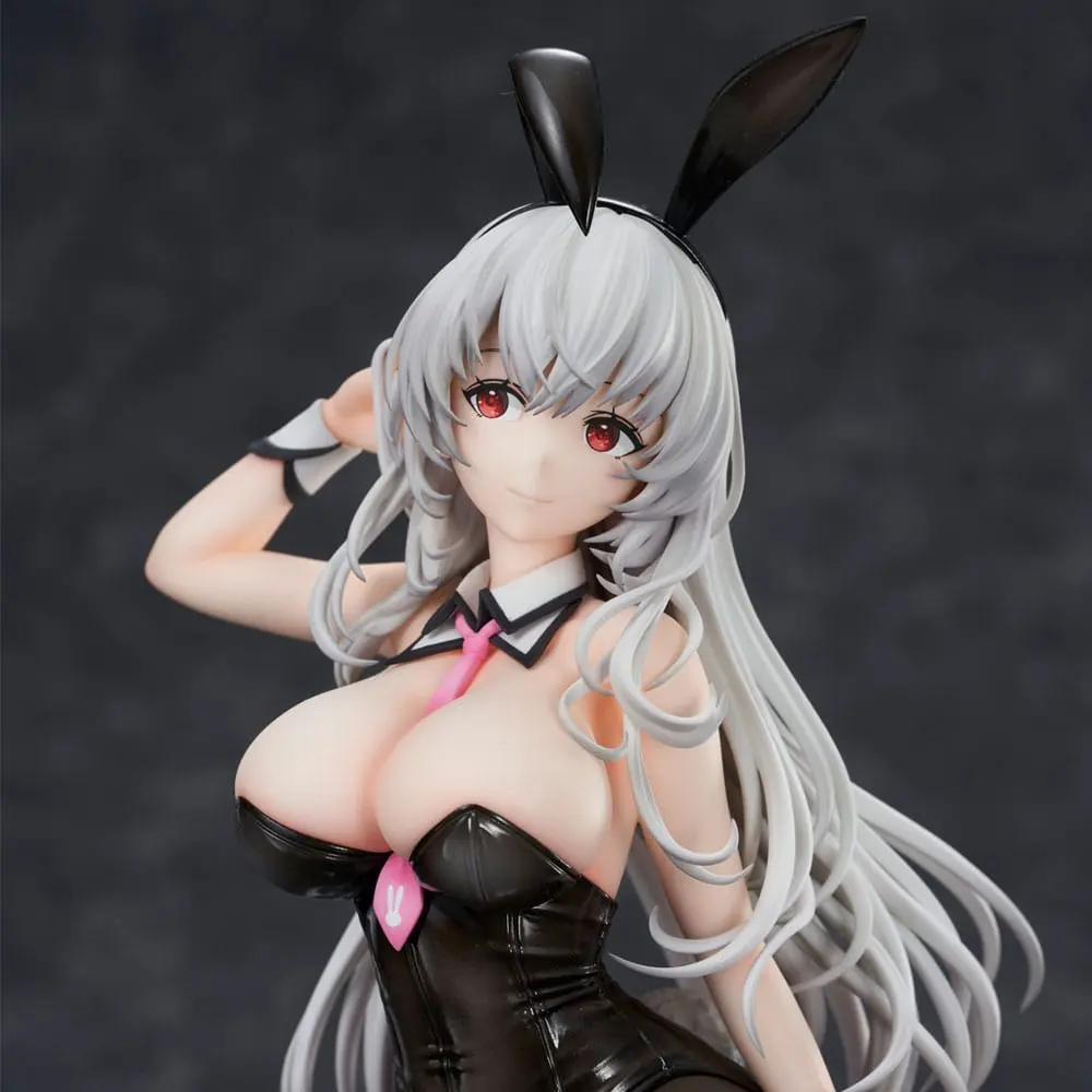 Haori Io Illustration PVC Statue White-haired Bunny 29 cm Produktfoto