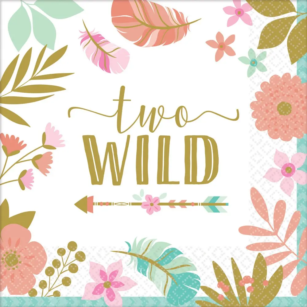 Happy Birthday Girl 2 Servietten, 16 Stück, 33*33 cm Produktfoto