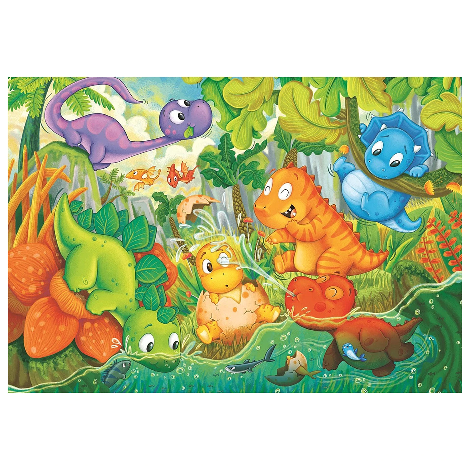 Happy Oasis 24-teiliges maxi Puzzle Clementoni Produktfoto