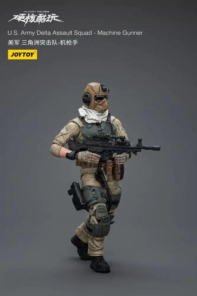 Hardcore Coldplay Actionfigur 1/18 U.S. Army Delta Assault Squad Machine Gunner 11 cm Produktfoto