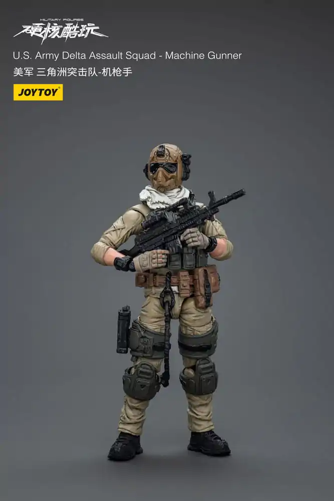 Hardcore Coldplay Actionfigur 1/18 U.S. Army Delta Assault Squad Machine Gunner 11 cm Produktfoto
