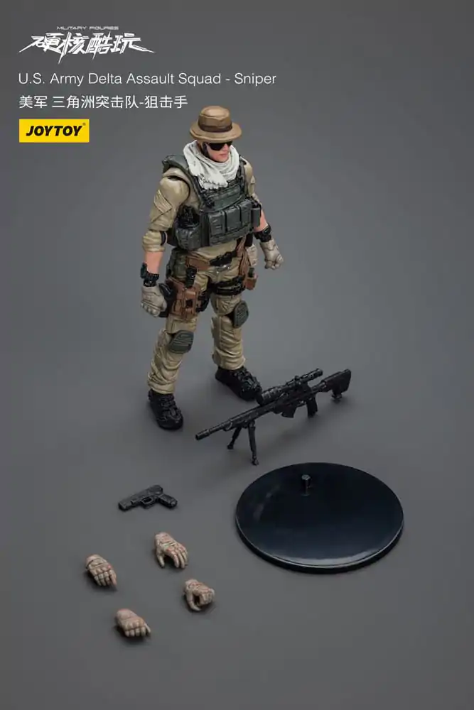 Hardcore Coldplay Actionfigur 1/18 U.S. Army Delta Assault Squad Sniper 11 cm Produktfoto