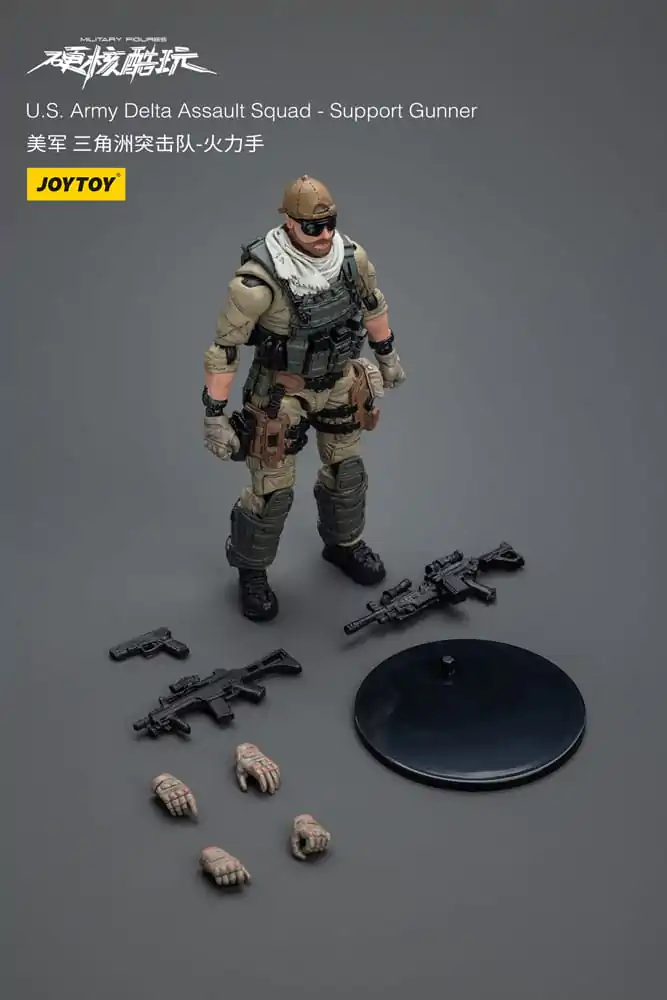 Hardcore Coldplay Actionfigur 1/18 U.S. Army Delta Assault Squad Support Gunner 11 cm Produktfoto