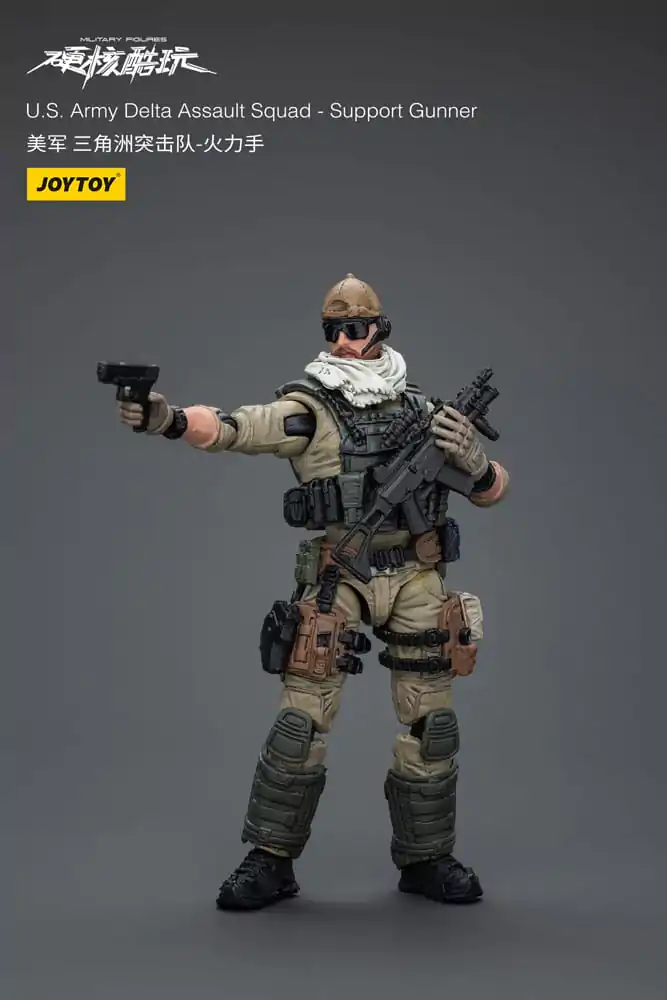 Hardcore Coldplay Actionfigur 1/18 U.S. Army Delta Assault Squad Support Gunner 11 cm Produktfoto