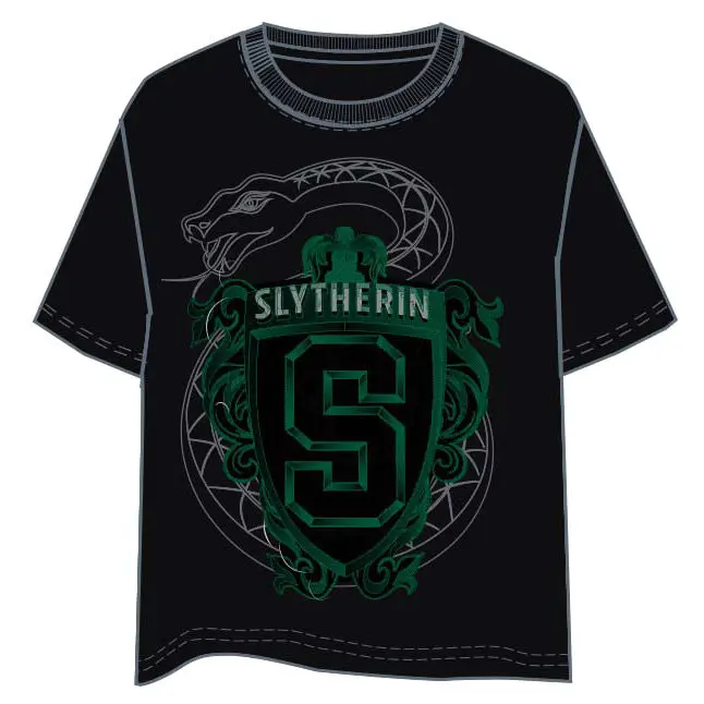 Harry Potter Slytherin Erwachsenen T-Shirt Produktfoto