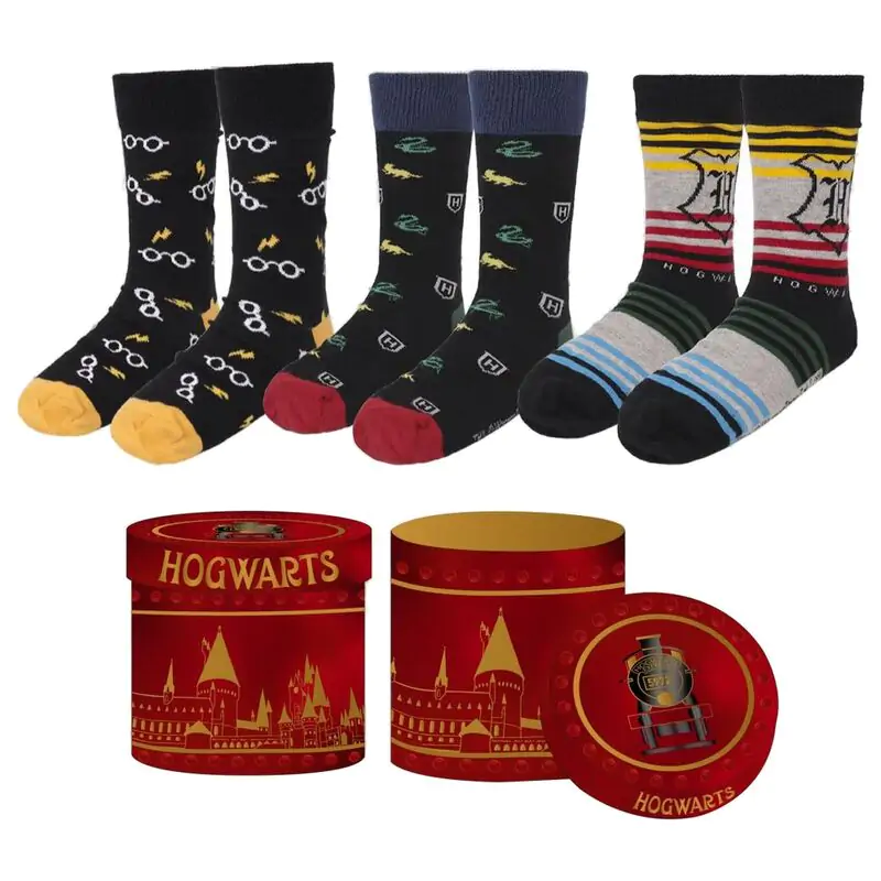 Harry Potter 3er-Pack Socken für Erwachsene termékfotó