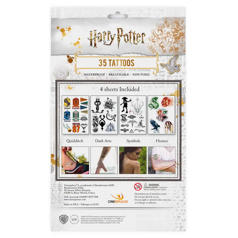 Harry Potter Tattoos 35-er Set termékfotó