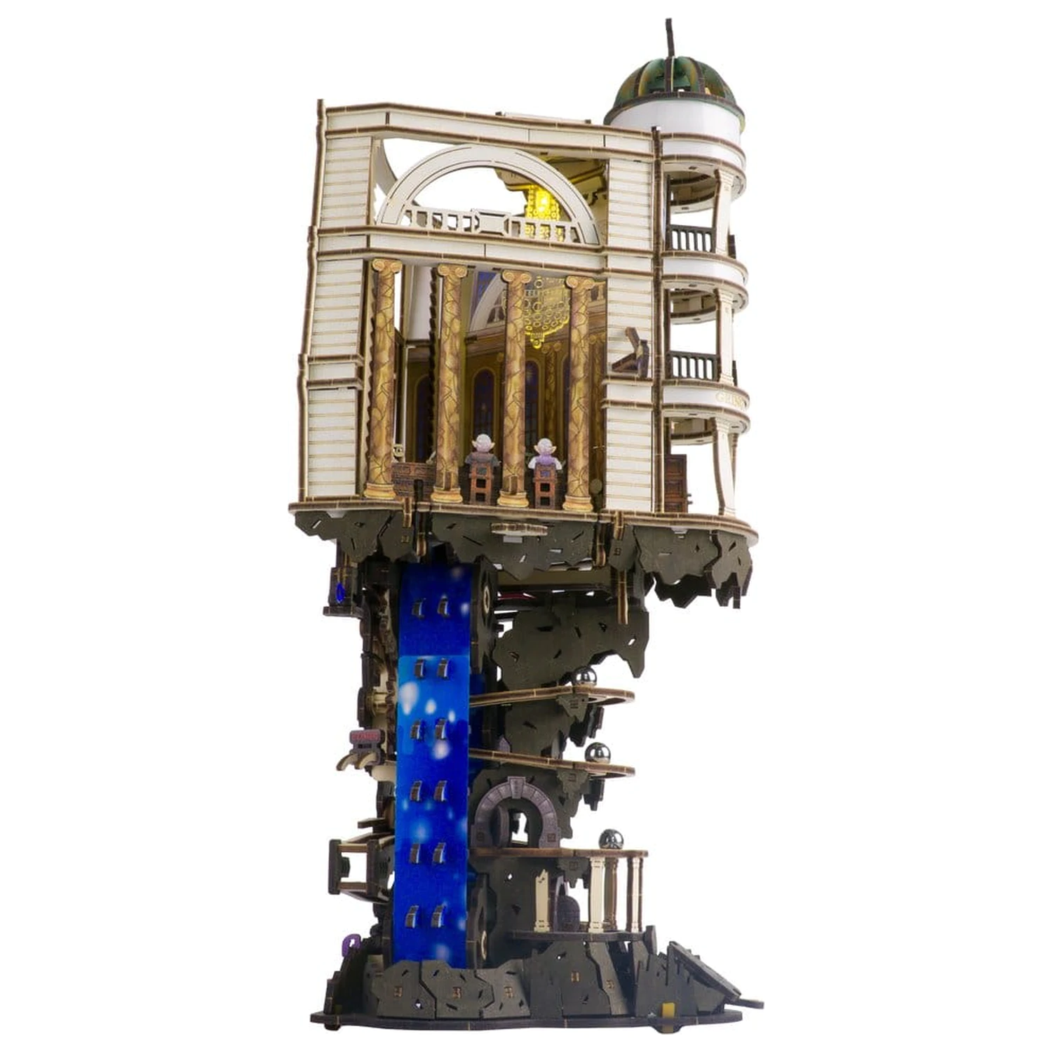 Harry Potter 3D Holzpuzzle Gringotts Bank Murmelbahn Produktfoto