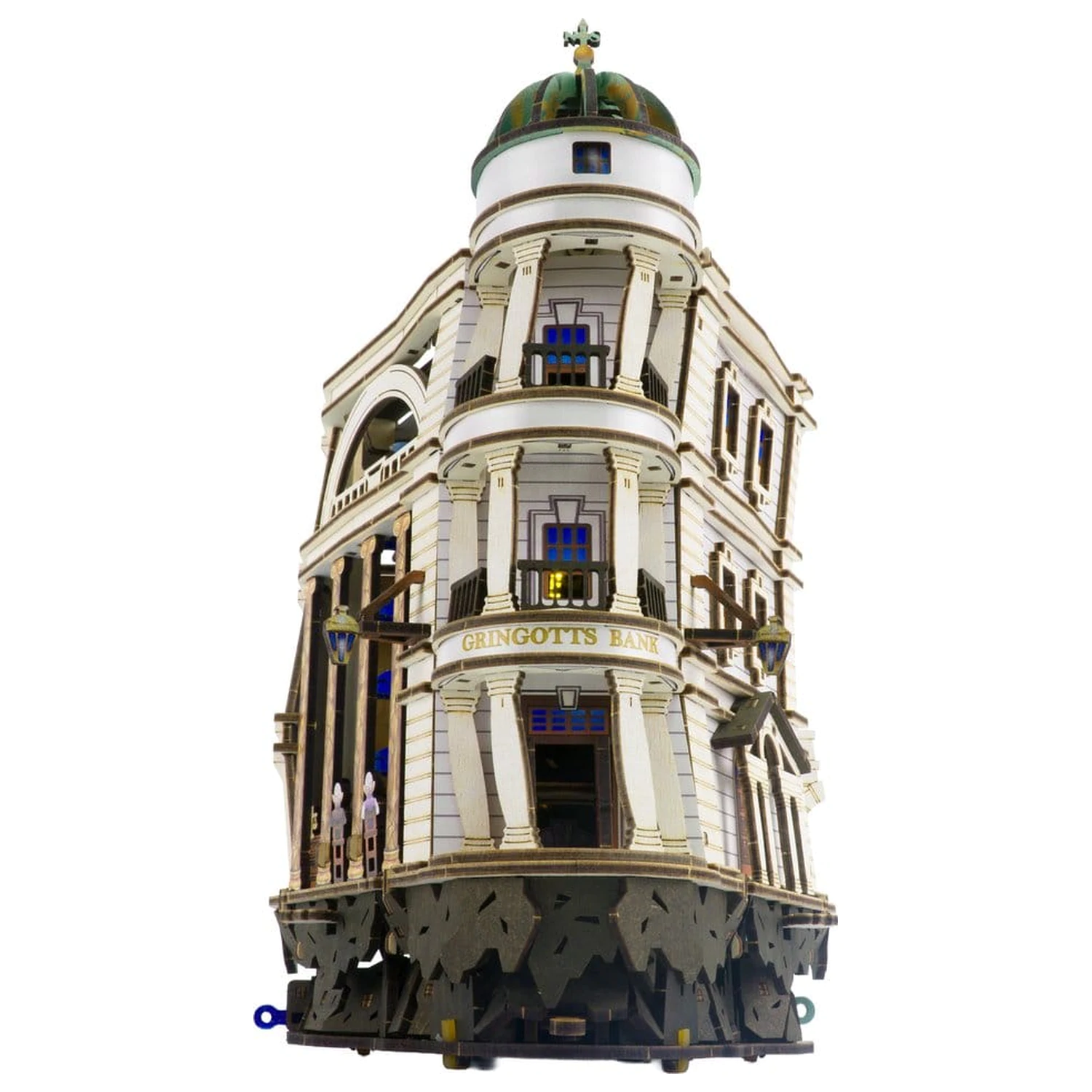 Harry Potter 3D Holzpuzzle Gringotts Bank Murmelbahn Produktfoto