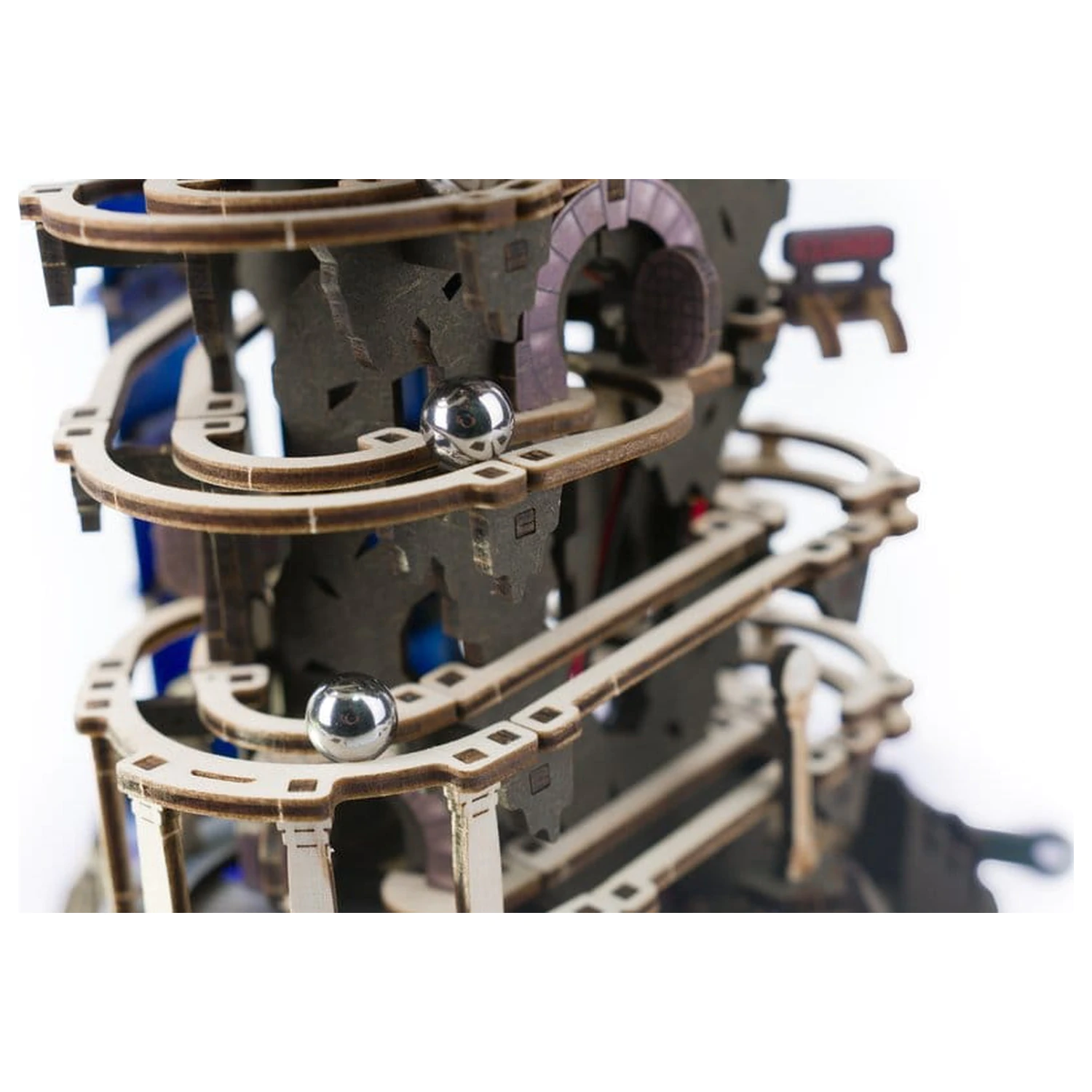 Harry Potter 3D Holzpuzzle Gringotts Bank Murmelbahn Produktfoto