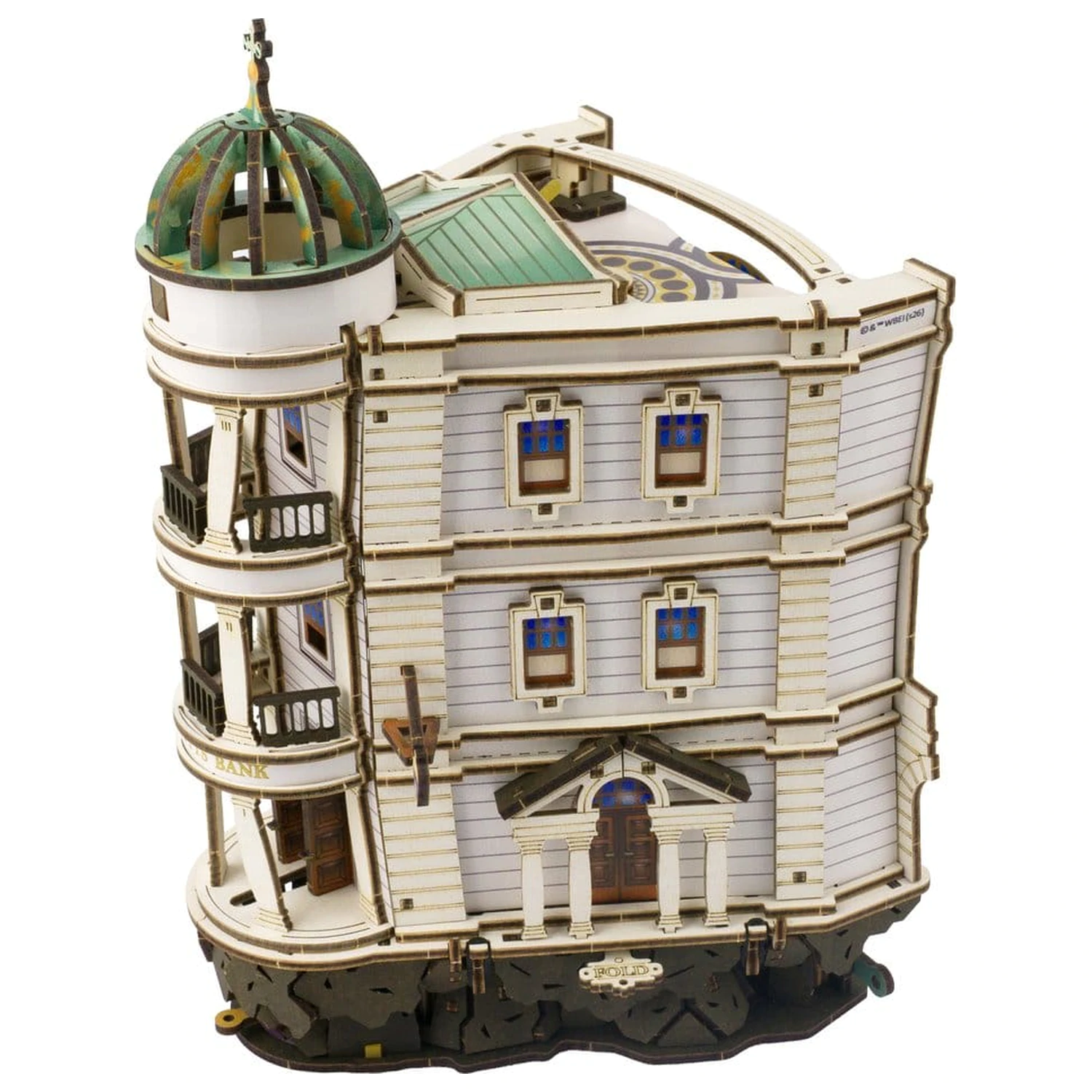Harry Potter 3D Holzpuzzle Gringotts Bank Murmelbahn Produktfoto