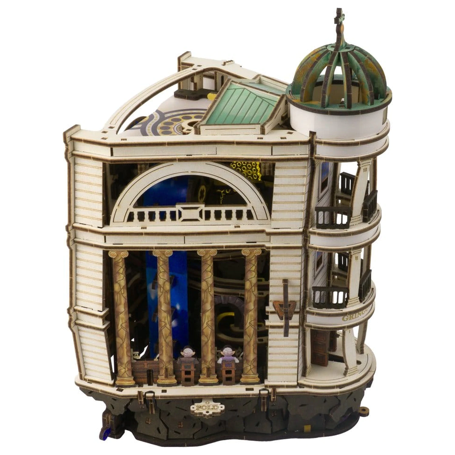Harry Potter 3D Holzpuzzle Gringotts Bank Murmelbahn Produktfoto
