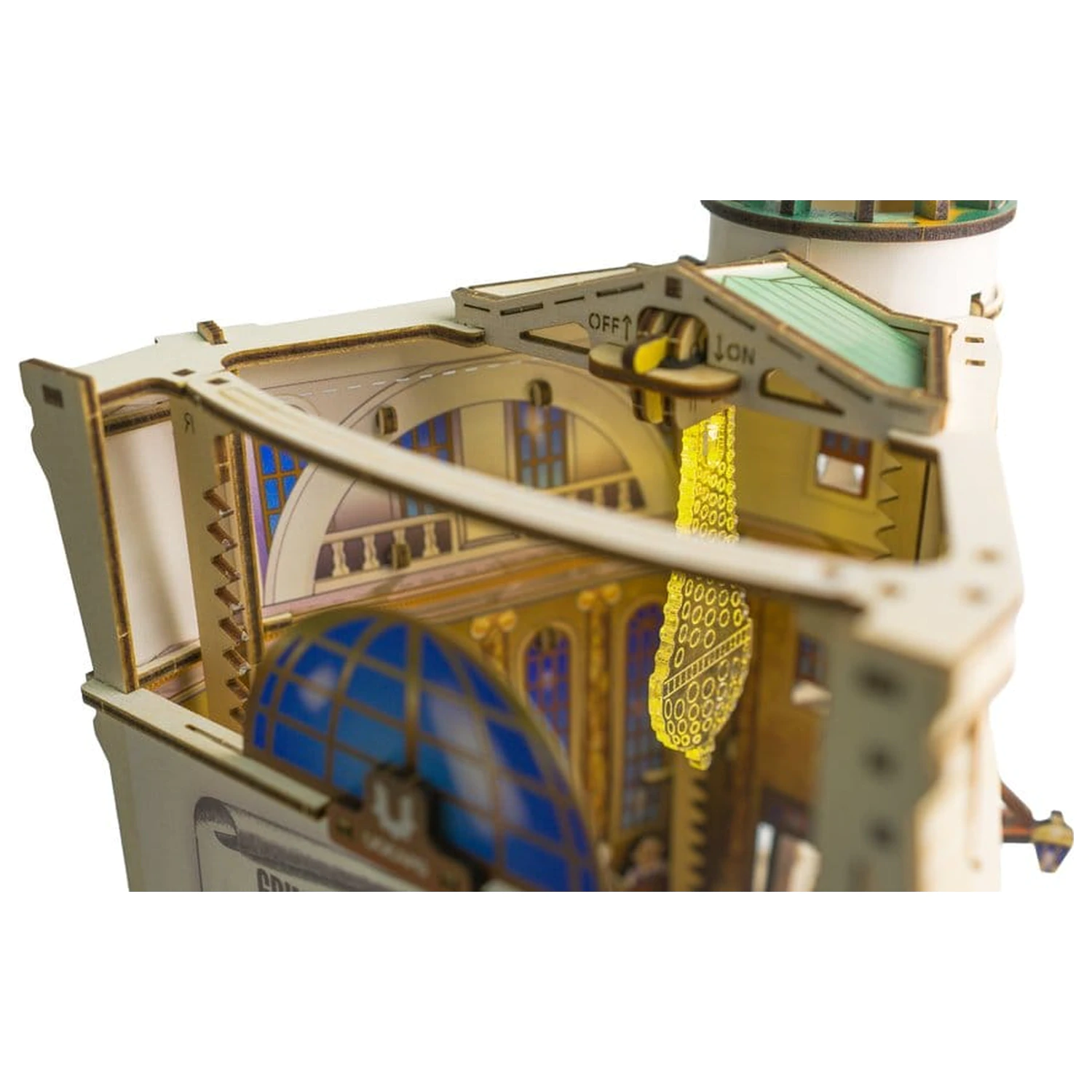 Harry Potter 3D Holzpuzzle Gringotts Bank Murmelbahn Produktfoto