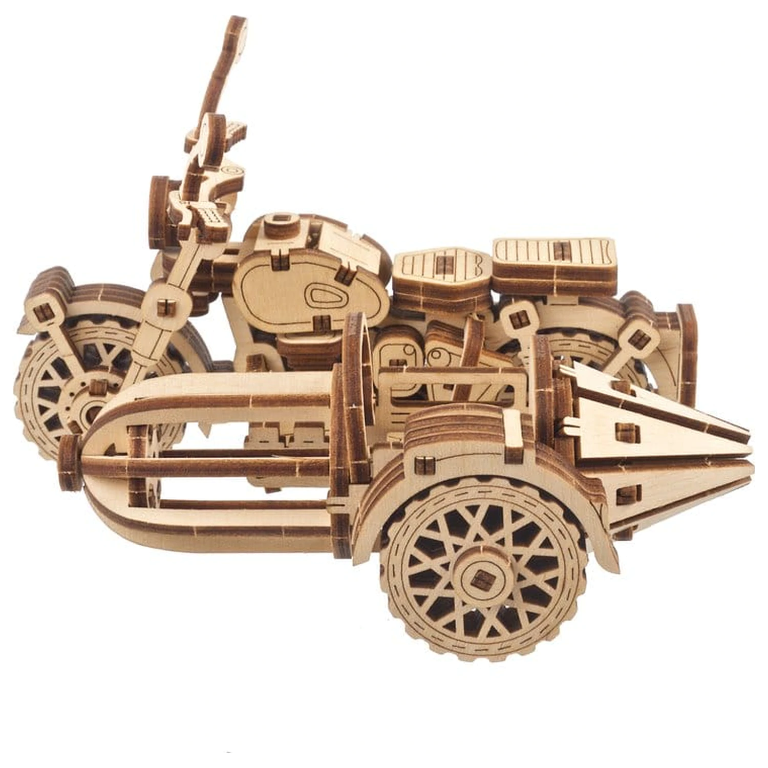 Harry Potter 3D Holzpuzzle Hagrid's Flying Motorbike Produktfoto
