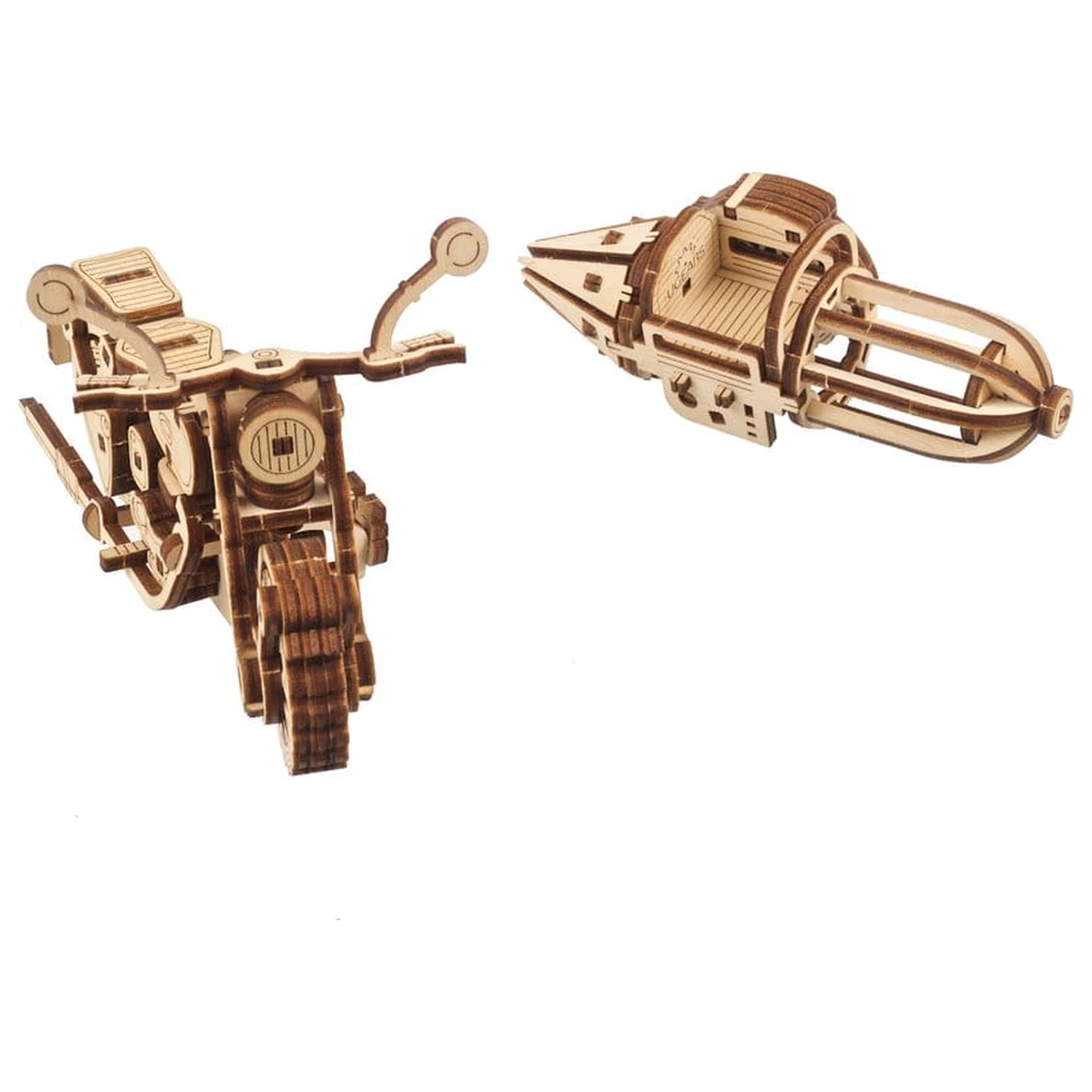 Harry Potter 3D Holzpuzzle Hagrid's Flying Motorbike Produktfoto