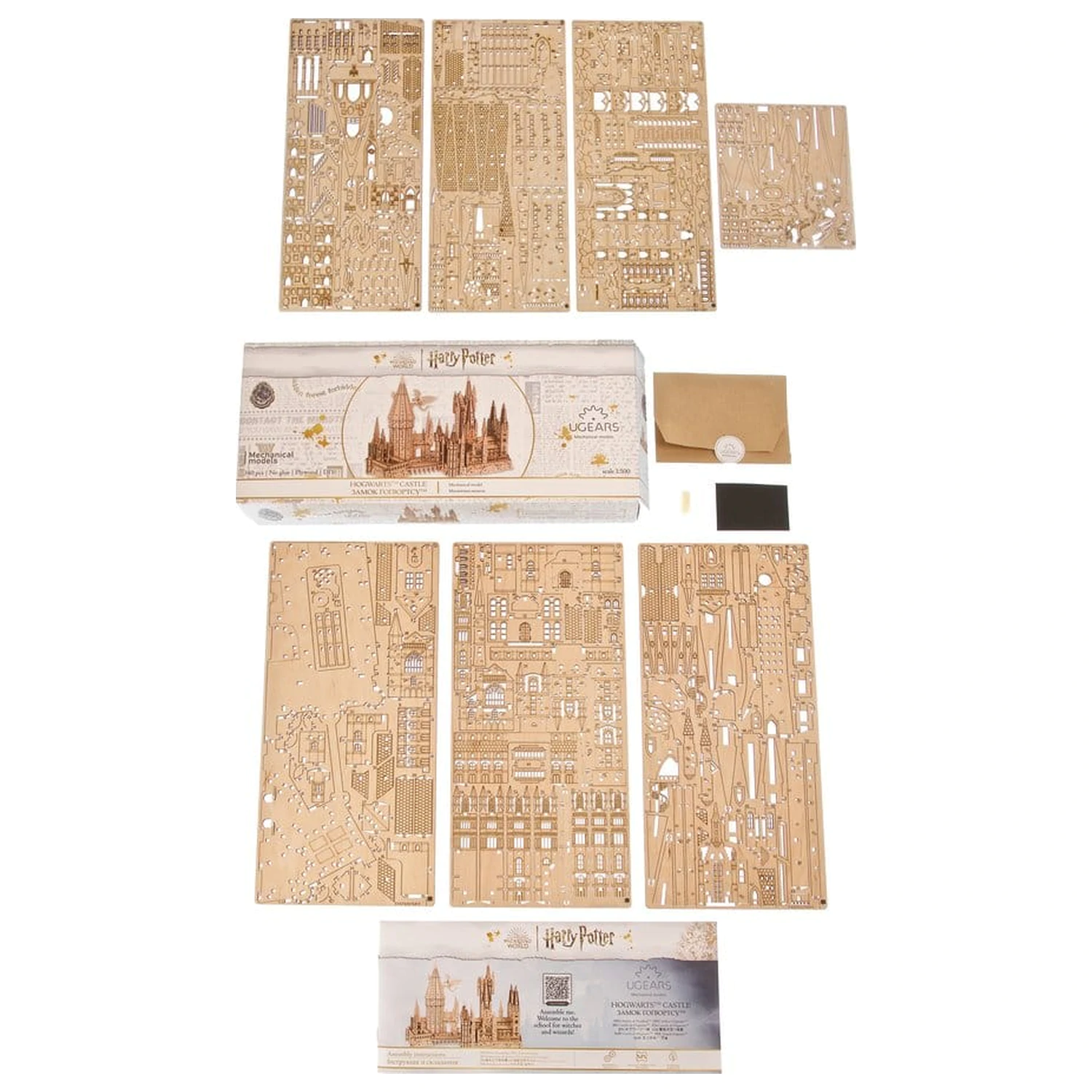 Harry Potter 3D Holzpuzzle Hogwarts Castle Produktfoto