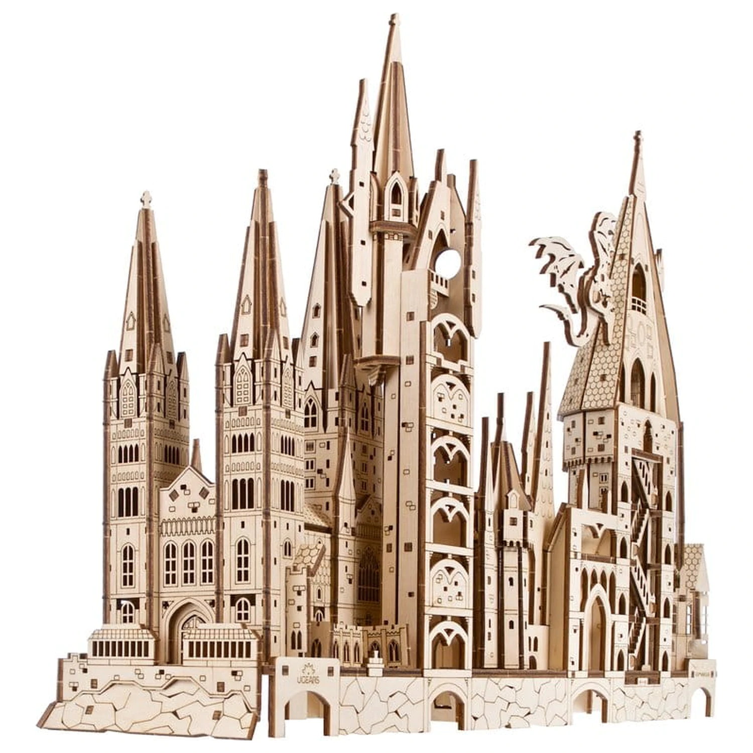 Harry Potter 3D Holzpuzzle Hogwarts Castle Produktfoto