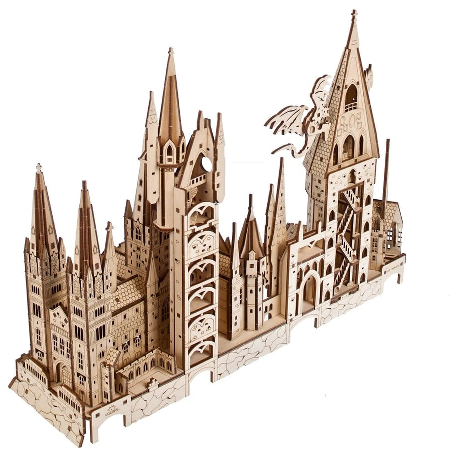Harry Potter 3D Holzpuzzle Hogwarts Castle Produktfoto