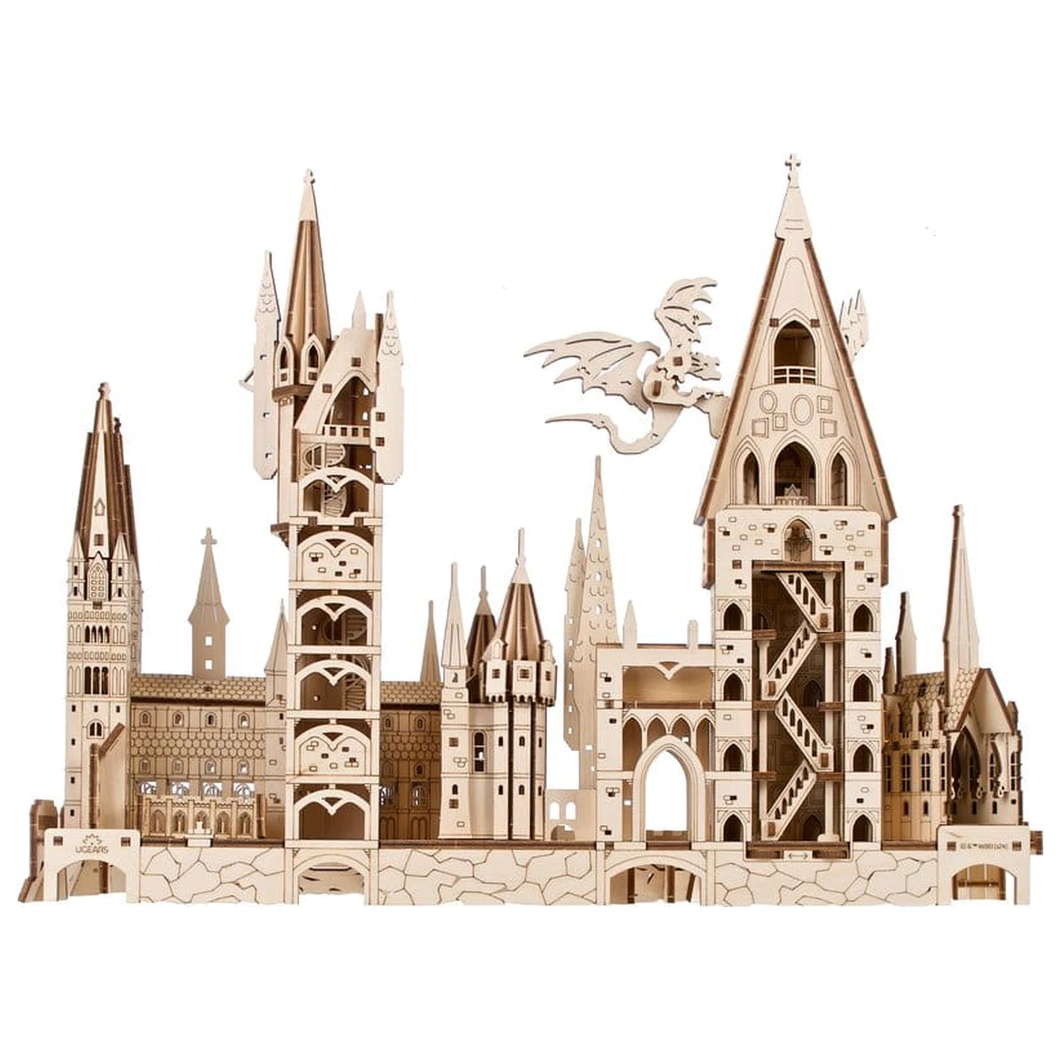 Harry Potter 3D Holzpuzzle Hogwarts Castle Produktfoto