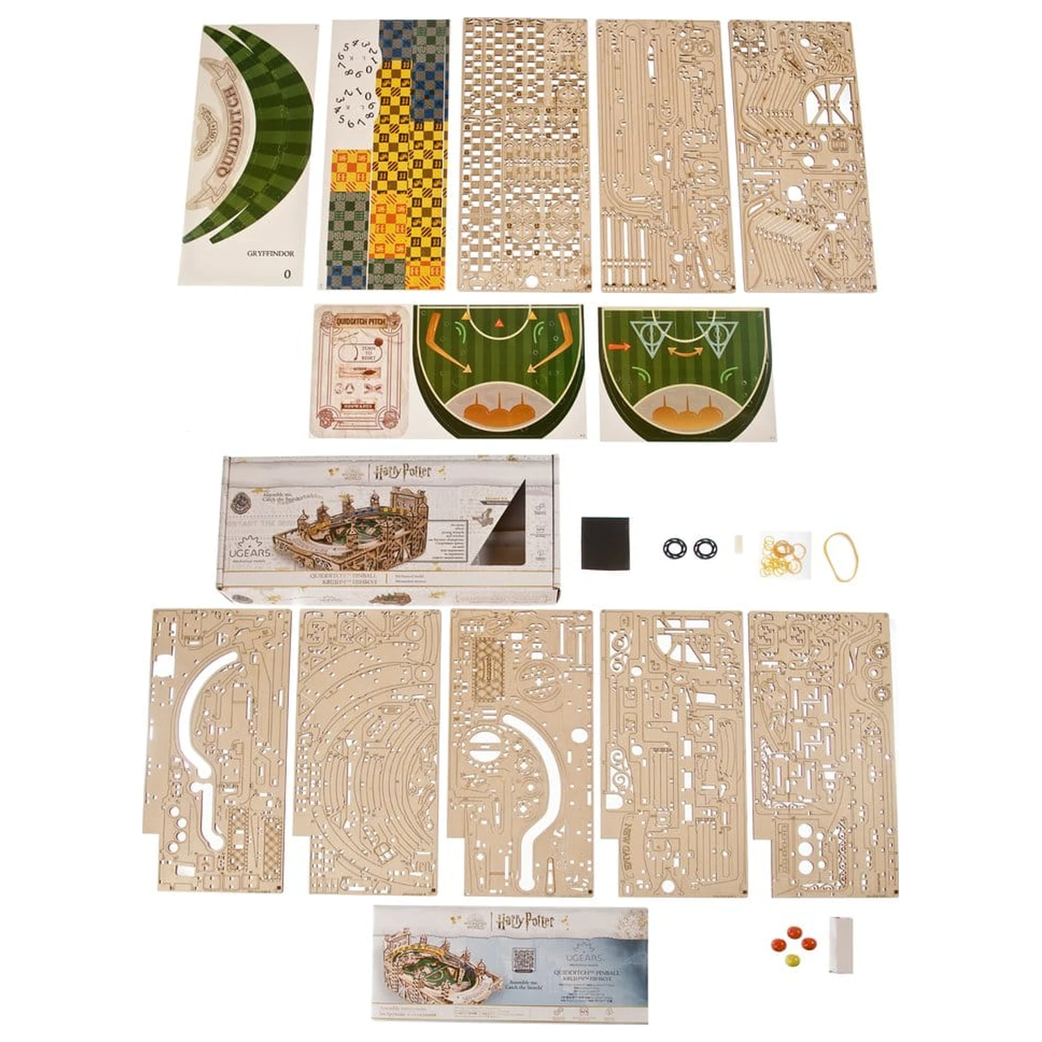 Harry Potter 3D Holzpuzzle Quidditch Flipper Produktfoto