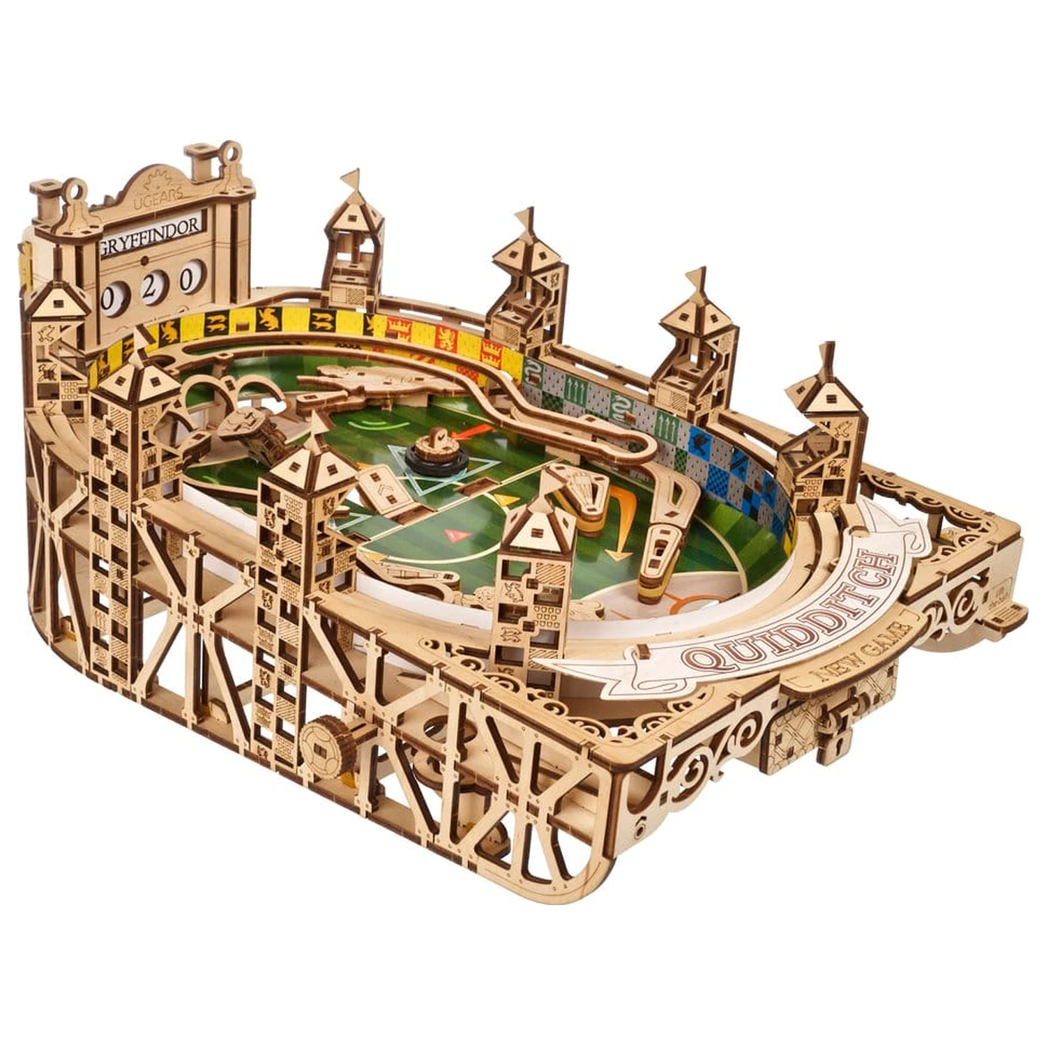 Harry Potter 3D Holzpuzzle Quidditch Flipper Produktfoto