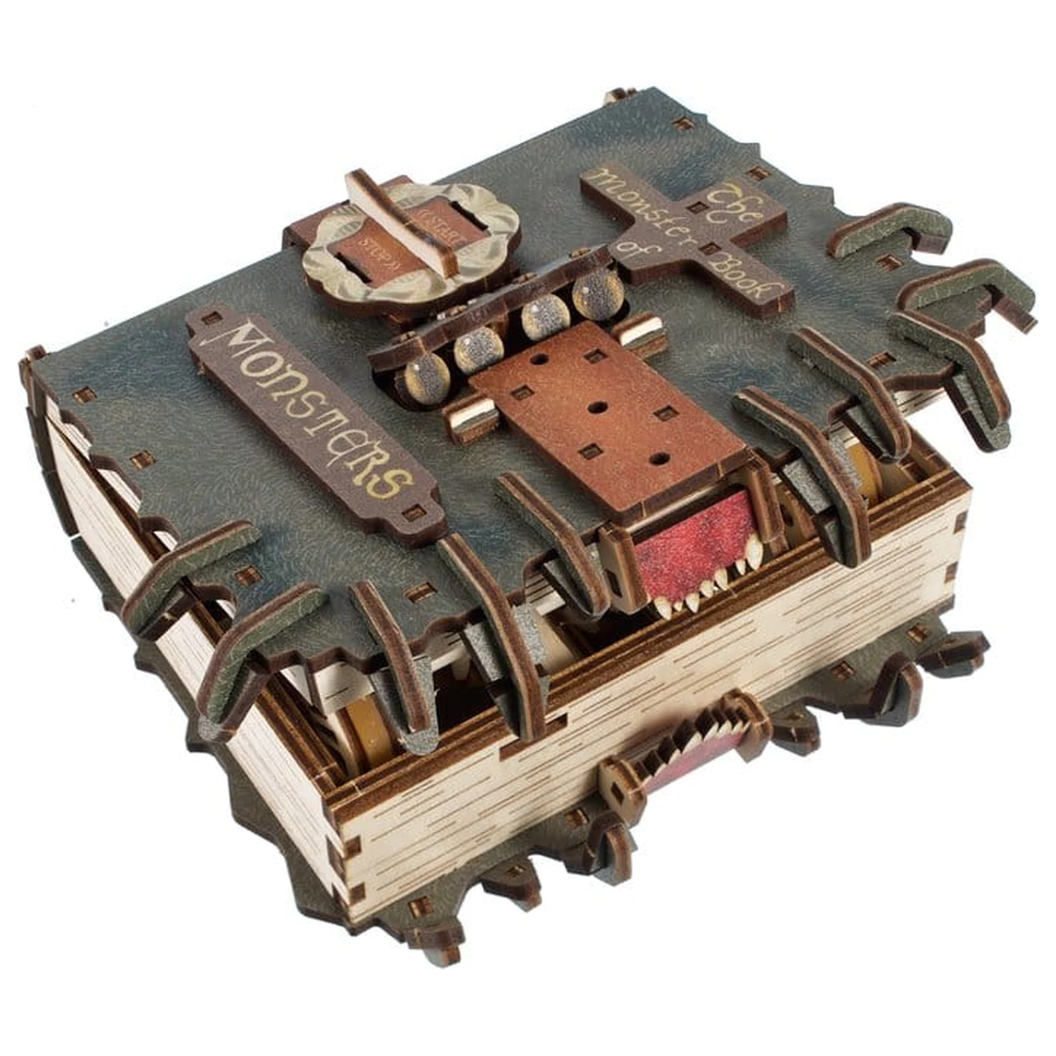 Harry Potter 3D Holzpuzzle The Monster Book of Monsters Produktfoto