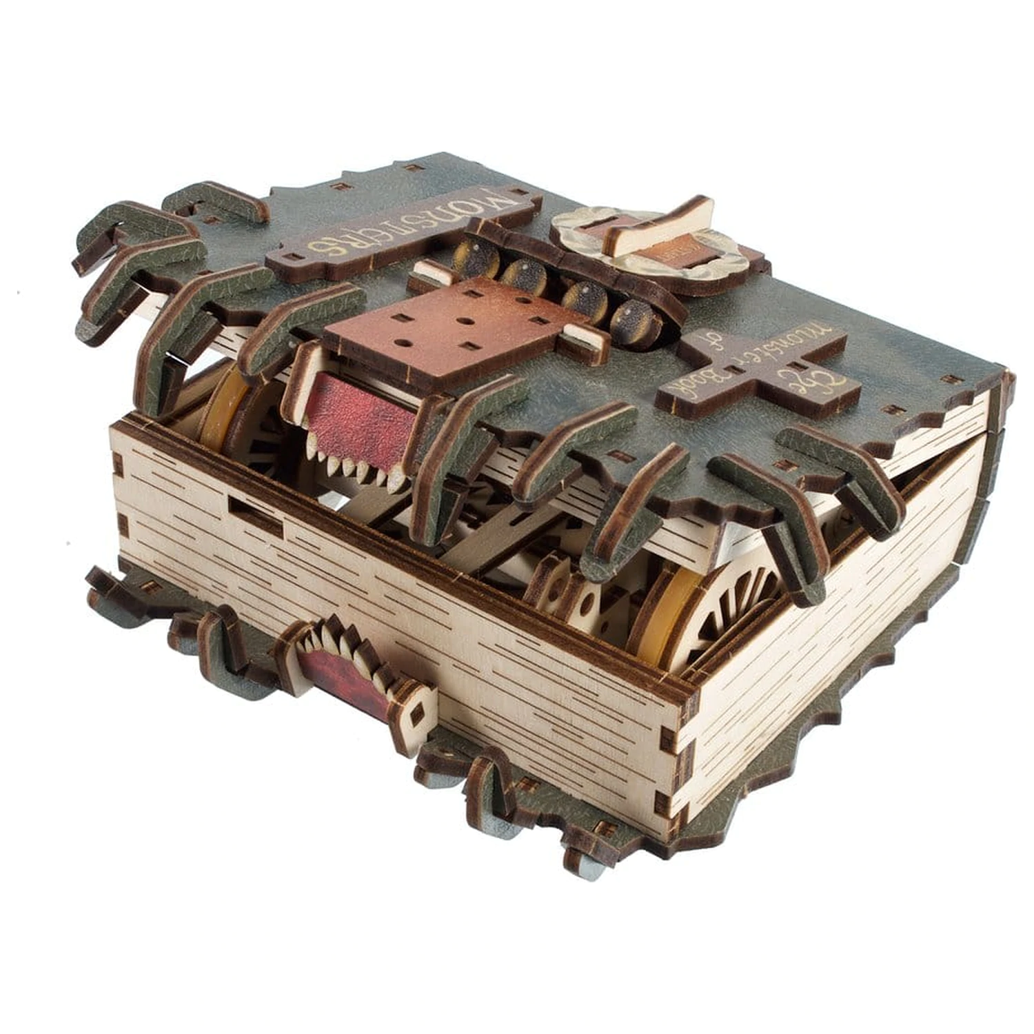 Harry Potter 3D Holzpuzzle The Monster Book of Monsters Produktfoto