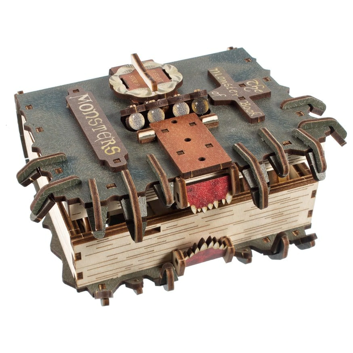 Harry Potter 3D Holzpuzzle The Monster Book of Monsters Produktfoto
