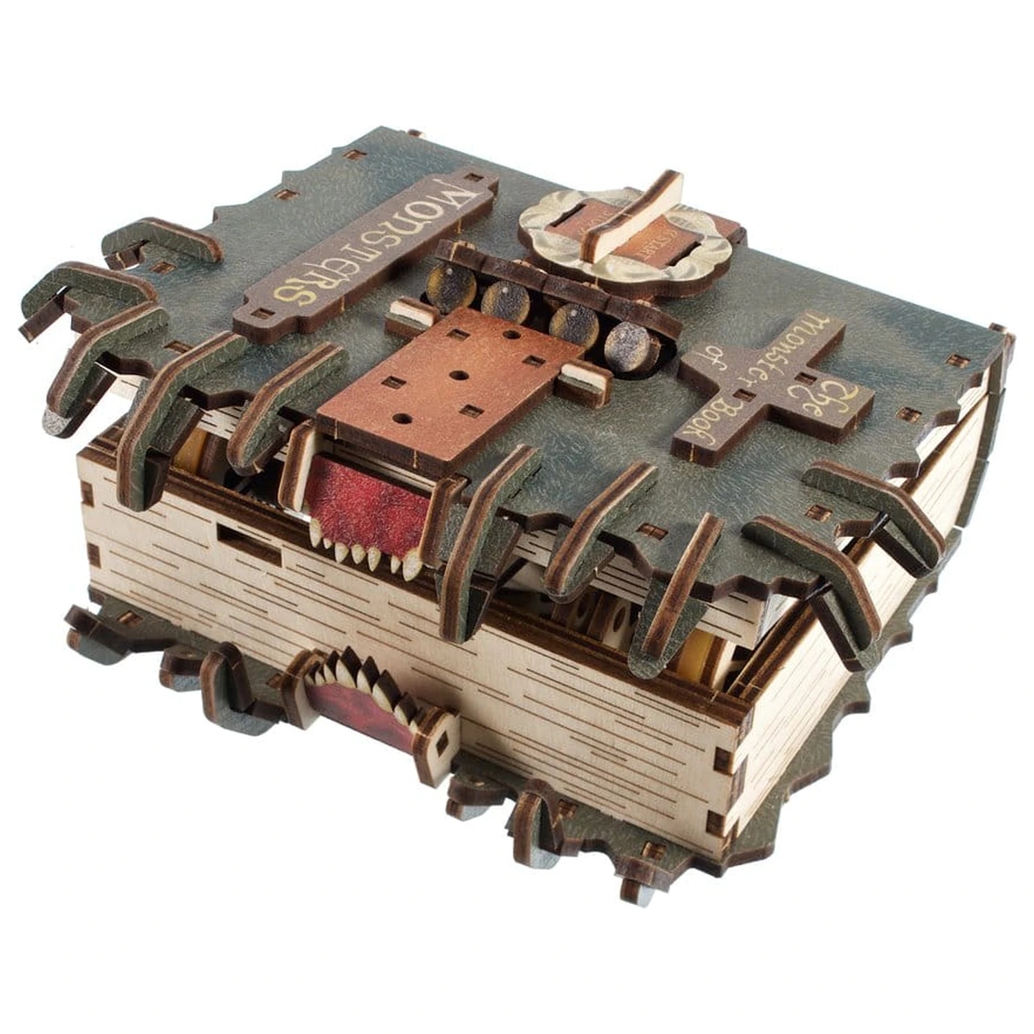 Harry Potter 3D Holzpuzzle The Monster Book of Monsters Produktfoto