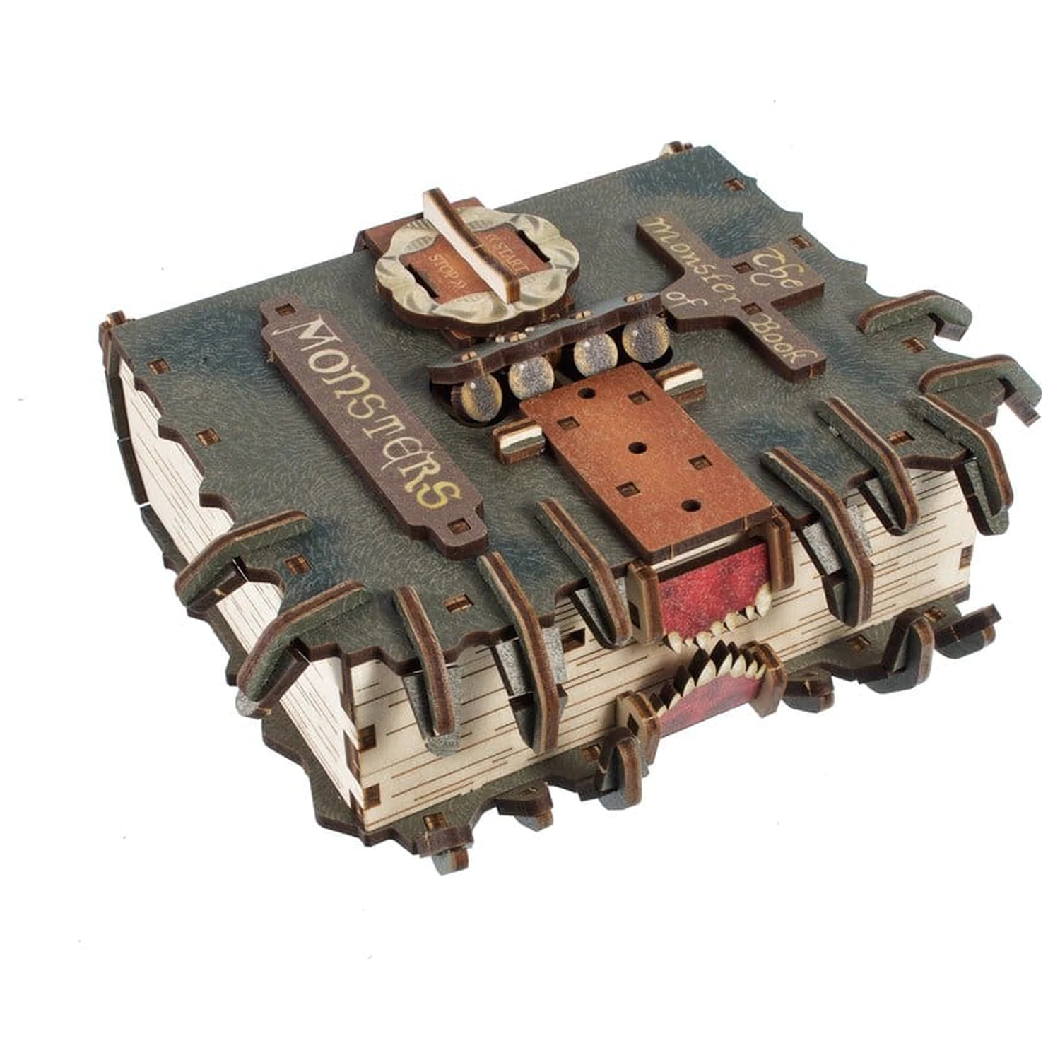 Harry Potter 3D Holzpuzzle The Monster Book of Monsters Produktfoto