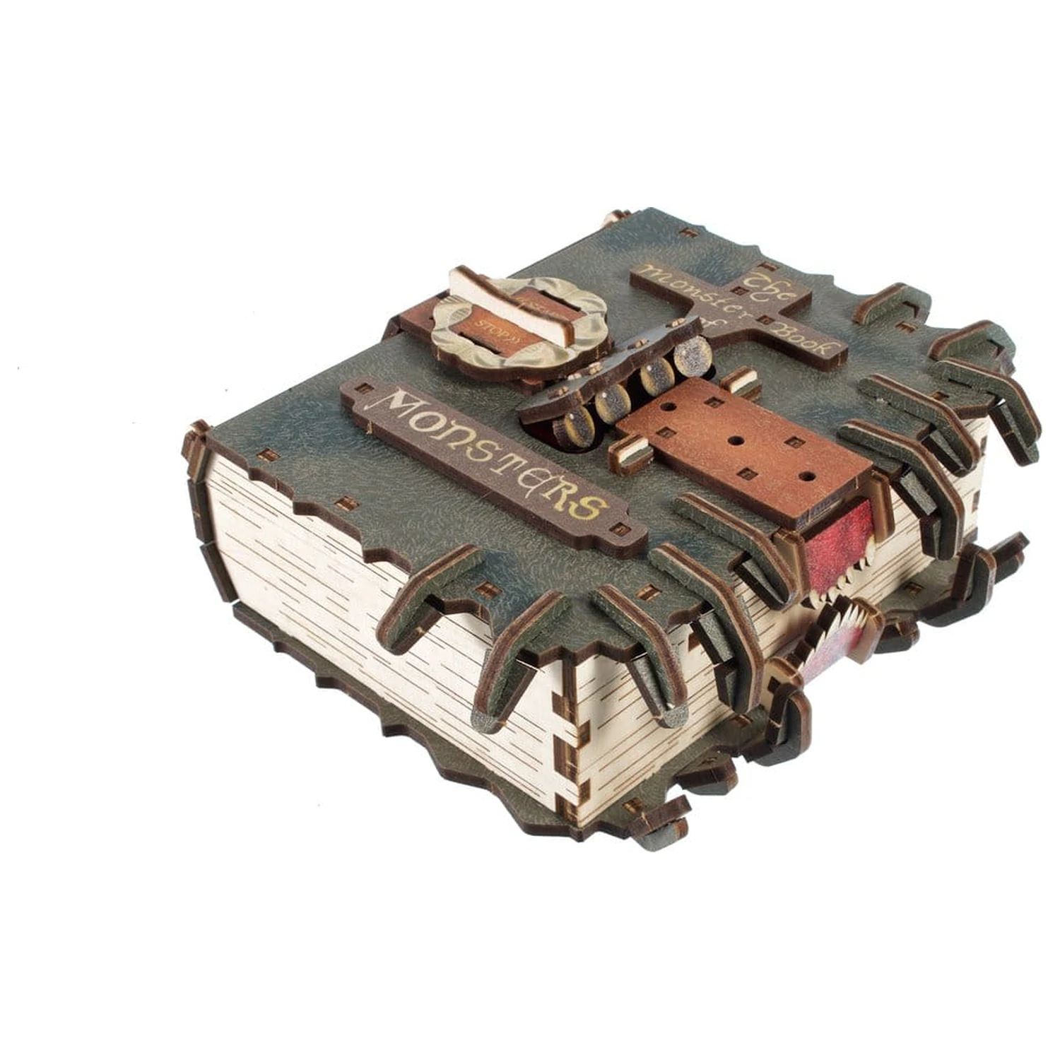 Harry Potter 3D Holzpuzzle The Monster Book of Monsters Produktfoto