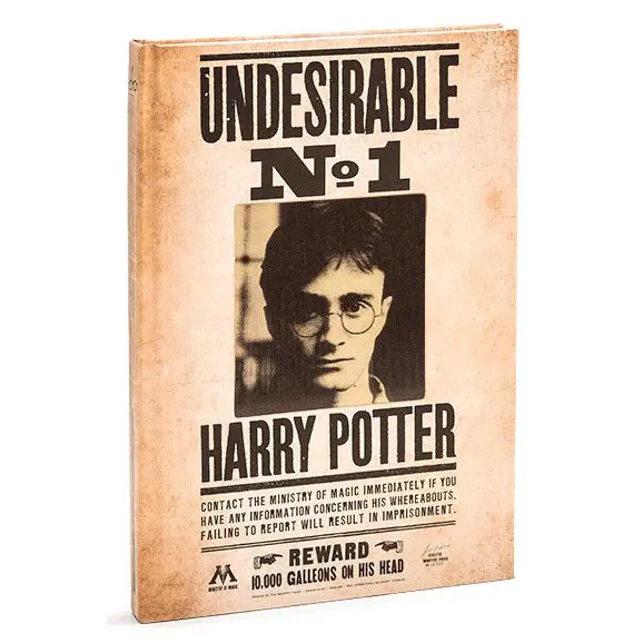 Harry Potter Notizbuch Harry Potter 3D Lenticular Produktfoto