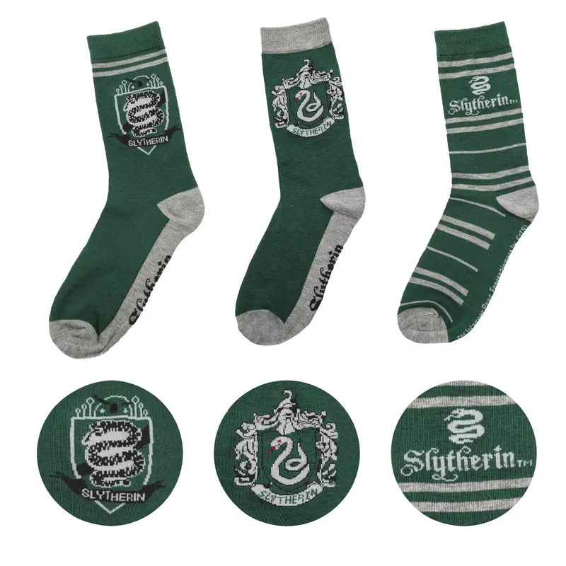 Harry Potter Socken 3er-Pack Slytherin termékfotó