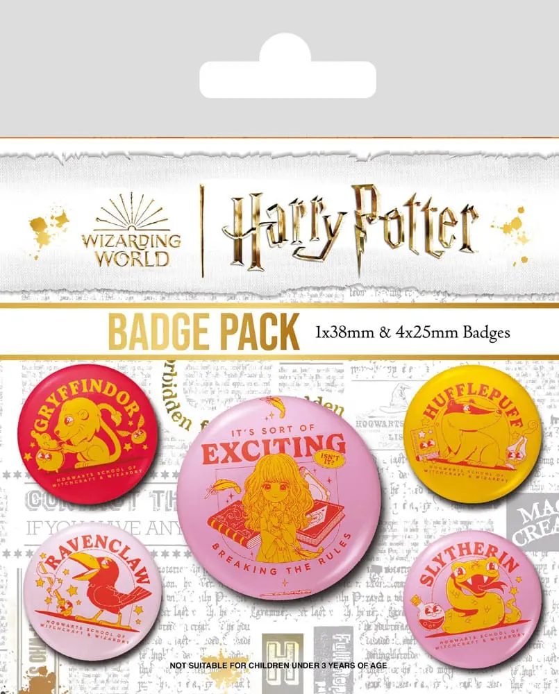 Harry Potter Ansteck-Buttons 5er-Pack Witty Witchcraft termékfotó