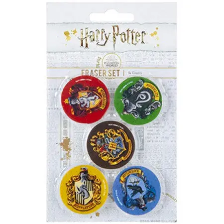 Harry Potter 5er-Set Radiergummis Produktfoto
