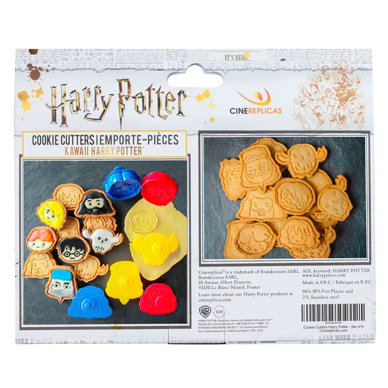 Harry Potter Ausstechformen / Keksstempel 6er-Pack Kawaii termékfotó