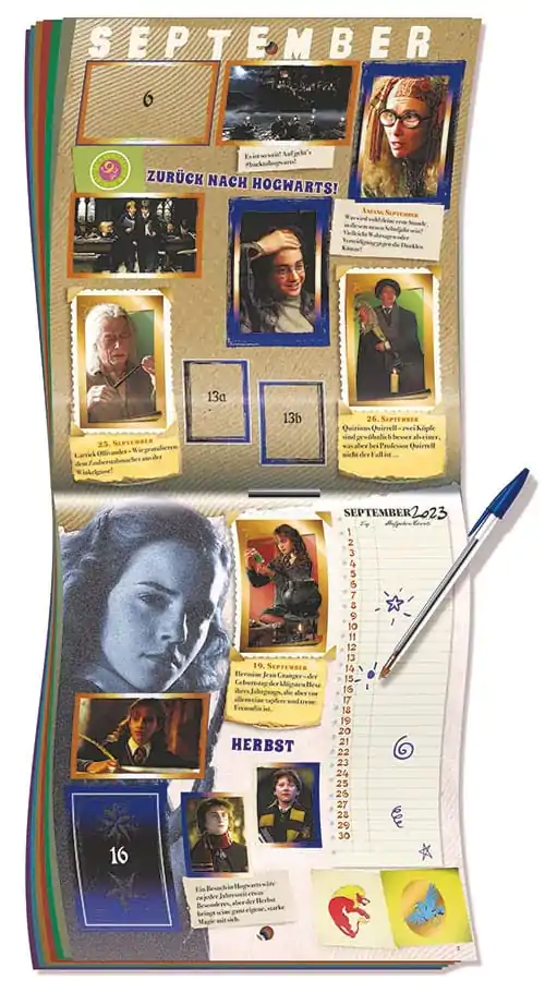 Harry Potter - Ein Jahr in Hogwarts Sticker &amp; Card Collection Sticker Album *Deutsche Version* Produktfoto