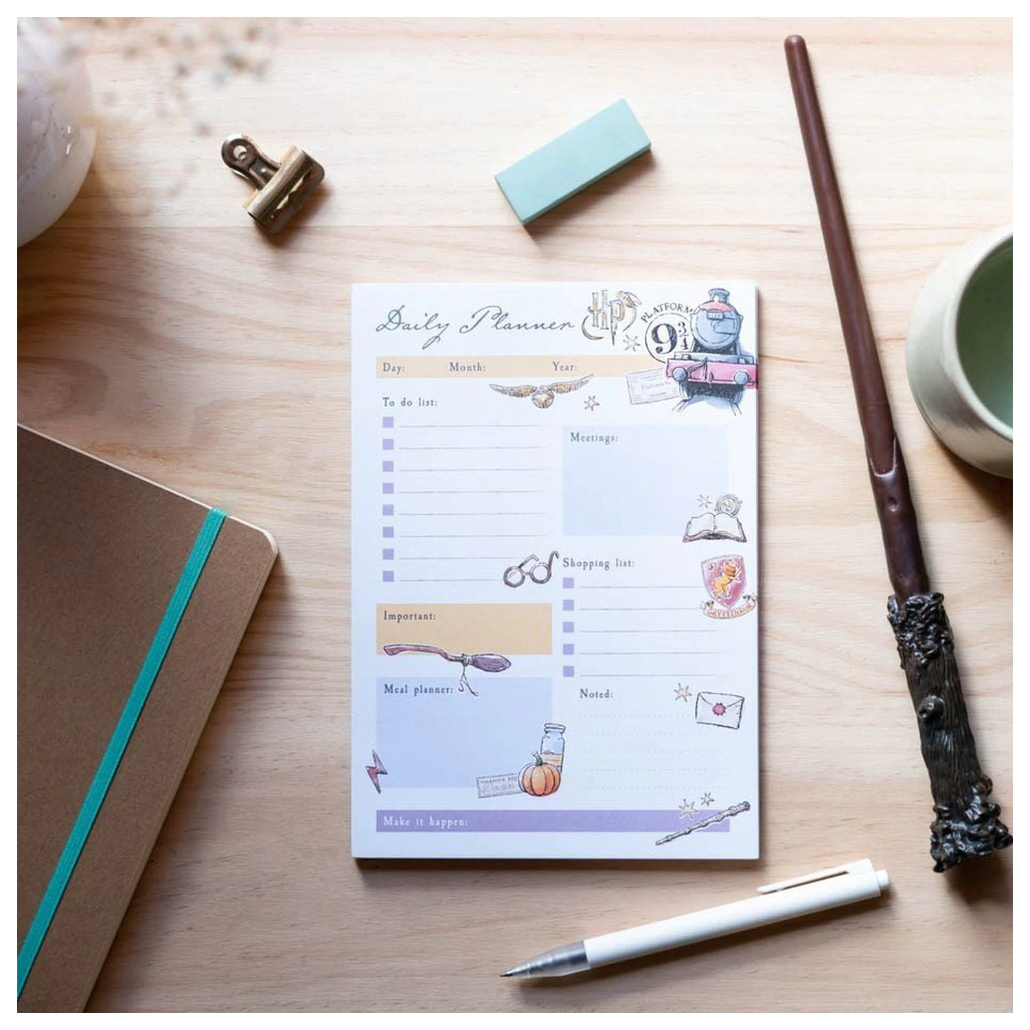 Harry Potter A5 täglicher Planer Produktfoto