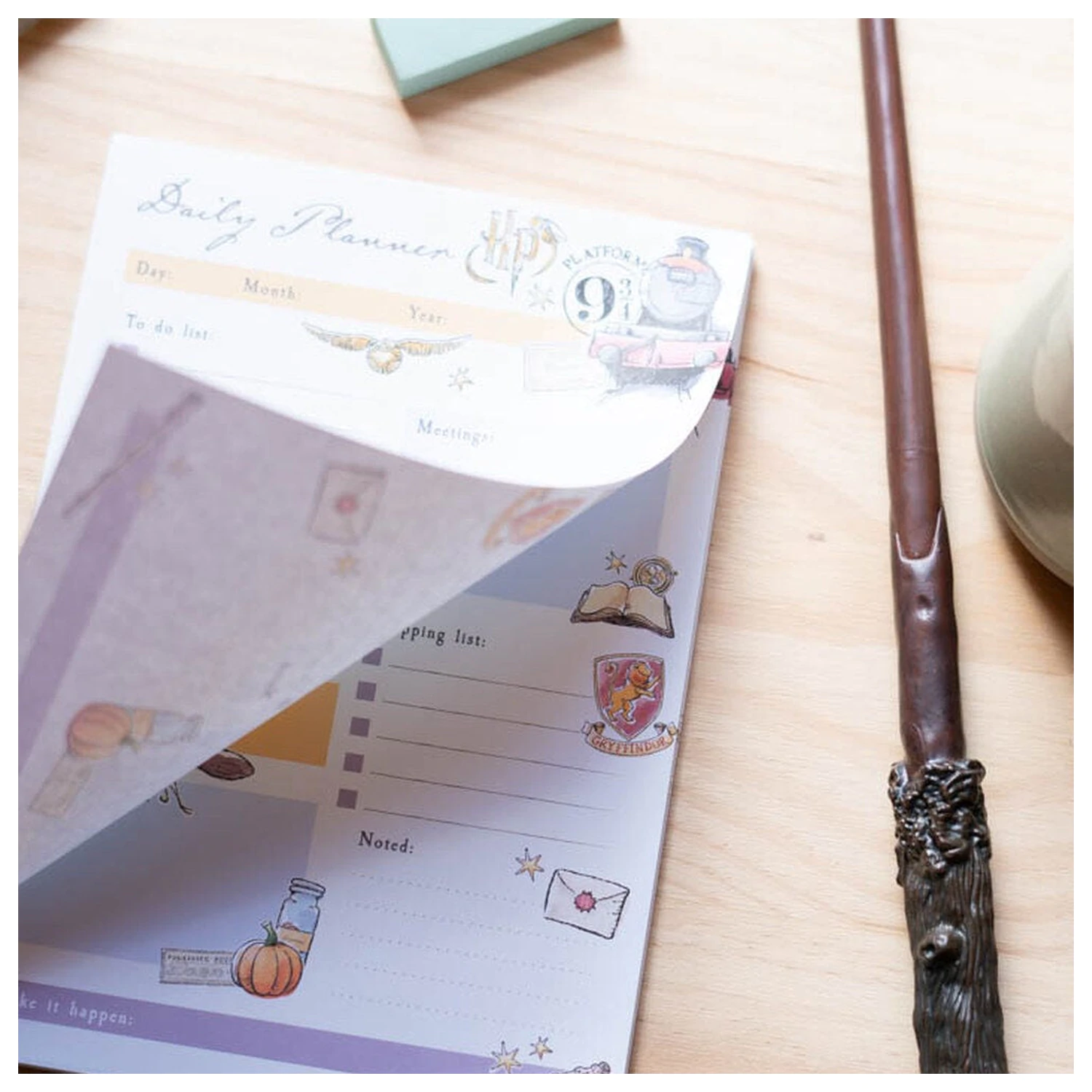 Harry Potter A5 täglicher Planer Produktfoto