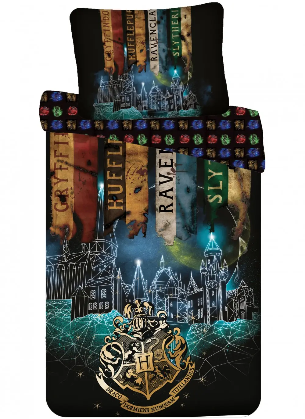 Harry Potter Bettbezug-Set, 140x200cm, 70x90cm Produktfoto