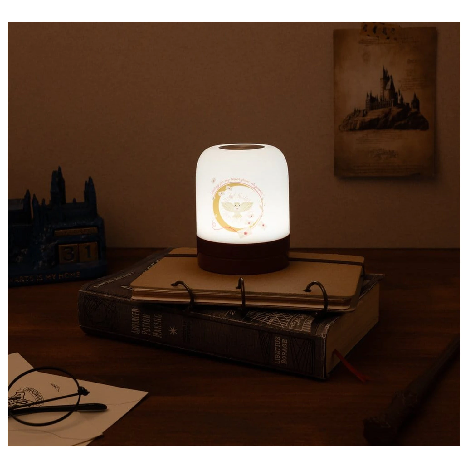 Harry Potter Ambient Lampe Hedwig 9 cm Produktfoto